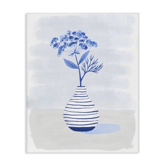 Stupell Industries Scandinavian Contemporary Herb Sprig Flower Canvas Art, 24 x 30, by Sharon Lee