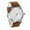 B, variant on Ausyst Men's Watch Couple Fashion Leather Band Analog Quartz Round Wrist Business men's watch Watches for Men