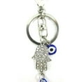 thumbnail image 3 of 1 Hamsa Tassel Keychain Purse Silver Accessory Kabbalah Evil Eye Lucky Charm !, 3 of 5