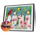 thumbnail image 2 of Cuadros Decorativos Kits de pintura de diamantes 5D DIY pájaros flores mosaico de taladro cuadrado completo (FF388) Likrtyny embutido en tela, 2 of 8