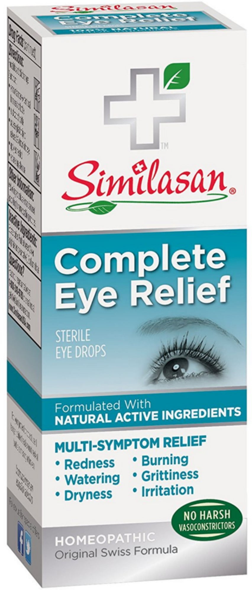 Similasan Complete Eye Relief Sterile Eye Drops 0.33 oz (Pack of 2