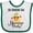 White and Green, variant on Inktastic Hawaiian Party Pineapple Girls Baby Bib