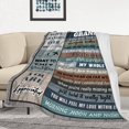 thumbnail image 5 of Grandpa Gifts from Grandchildren Throw Blanket, Fathers Day Birthday Gifts for Grandfather, Christmas Day Best Gifts for Grandpa,Blanket for Grandpa Soft and Warm 60"x50", 5 of 7