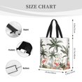 thumbnail image 3 of Balery Flamingo Palm Trees Bolsa de Mano para Mujeres con Cremallera, Bolsa de Gimnasio con Compartimentos, Bolsa para Laptop, Bolsa para Trabajo, 3 of 7