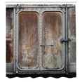 thumbnail image 3 of Ambesonne Vintage Shower Curtain, Power Locomotive Train, 69"Wx84"L, Grey Brown, 3 of 5