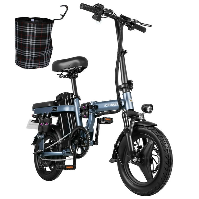 Bicicleta Eléctrica Plegable Honey Whale S6-S Pro Gris HONEY WHALE S6 Pro