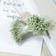 thumbnail image 3 of Pieza de flor de estambre de doble pistilo de 1,5-2 mm para decoración de bodas verde claro, 3 of 9