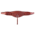 thumbnail image 2 of Horse Western Floral Tooled Padded Leather Rear Flank Saddle Cinch w/ Billets 9772PD, 2 of 4