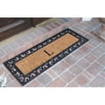 thumbnail image 3 of First Impression Exclusive Hand Crafted Myla Monogrammed Entry Doormat, Large Double Door Size (17.7 x 47.25)-RC2004L, 3 of 5