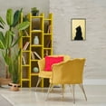 thumbnail image 3 of Stupell Industries Black Cat on Yellow Animals & Insects Painting Black Framed Art Print Wall Art, 12 x 18, 3 of 10