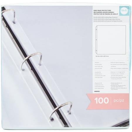 UPC: 0633356600251 | We R 3-Ring Page Protectors 12 X12  100/Pkg