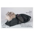 thumbnail image 4 of Downtown Pet Supply Cat Grooming Bag, Cat Restraint for Nail Clipping, Black, L, 4 of 6