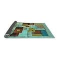 thumbnail image 2 of Ahgly Company Indoor Rectangle Abstract Light Blue Contemporary Area Rugs, 3' x 5', 2 of 4