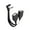 10cm Bend up, variant on CIYISON USB 1 To 2 Splitter Cable Male To Female Power Extension Adapter For PC Car