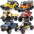 thumbnail image 2 of Bloques de construcción de vehículos todoterreno para niños, modelo de camión, jeep, todoterreno, ciudad técnica, MOC, Monster Trucks, juguetes de bloques para niños, 2 of 5