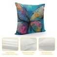 thumbnail image 4 of FUMJ Butterfly Throw Pillow Covers Decorative Pillow Cases  Square Cushion Cover for Couch Sofa Bedroom Patio, 4 of 5