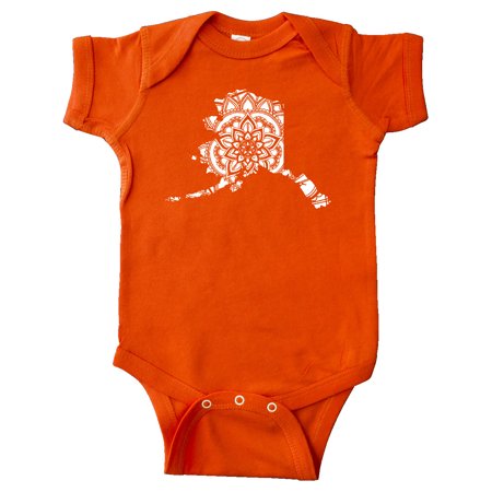 

Inktastic Alaska Silhouette Mandala Gift Baby Boy or Baby Girl Bodysuit
