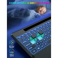 thumbnail image 5 of Wagpak RGB Lighting Wireless Ergonomic Keyboards,with Wrist Rest, Black, 5 of 8