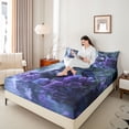 thumbnail image 4 of Castle Fairy Safari Wolf Crow Twin Sheet Sets for Boys Girls,Floral Rose Butterfly Bedding, 4 of 7