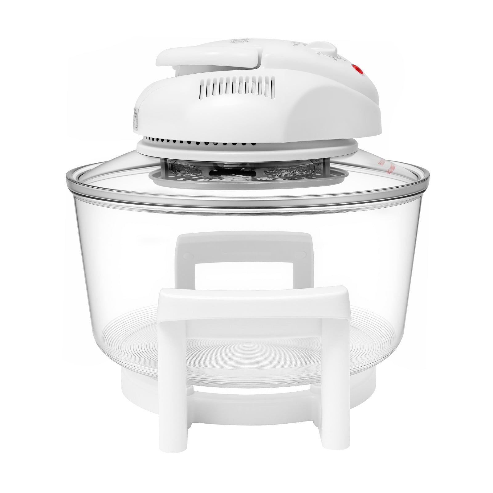 17L Large Capacity Air Fryerm,1200W-1400W Halogen Oven with Glass Pot,Adjustable Temperature & 0-60Min Timer,See-Through Cooking, Home Kitchen Gift