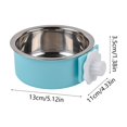thumbnail image 3 of AuroraX Stainless Steel Hanging Pet Bowl Dog Crate Water Bowl Heavy Duty BPA Free Dishwasher Safe Rust Resistant No Spill Dog Bowl for Travel Blue, 3 of 6