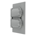 thumbnail image 2 of Placa Intemperie Contacto Duplex Leviton Metal Gris Estandar, 2 of 3