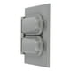 thumbnail image 2 of Placa Intemperie Contacto Duplex Leviton Metal Gris Estandar, 2 of 3