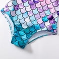 thumbnail image 4 of 2-9T Toddler Little Girls One Piece Swimsuits Mermaid Beach Swimwear Bathing Suit for Beach Wear UPF 50+, 4 of 9
