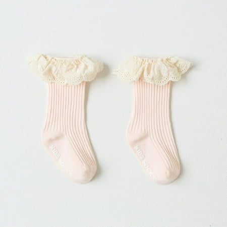 

Xinhuaya 1Pair Lace Baby Socks Newborn Soft Cotton Baby Girls Sock Cute Princess Style Toddler Socks Baby Accessories for Children Baby Girl A2 12