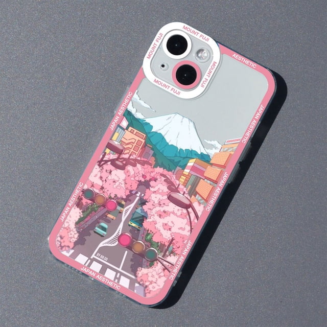 Funda de teléfono para Huawei P50 Pro, P40, Huawei P40 lite 5G, P30 Pro, P20, P10 Plus, P30, Travel Traint Moun Fuji, silicona transparente qiuyongming unisex