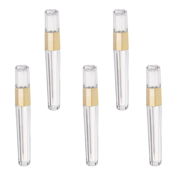 STARTIST 5PCS 3ML Travel Vials Refillable Empty Plastic Vials Bottle Container