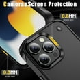 thumbnail image 4 of Dteck Case for iPhone 16 Pro,Shockproof Silicone Case Hybrid Hard PC Back Shockproof Kickstand Cover for iPhone 16 Pro,Black, 4 of 7