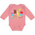 thumbnail image 3 of Inktastic Just Chillin This Summer- popsicles Boys or Girls Long Sleeve Baby Bodysuit, 3 of 5