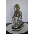 thumbnail image 4 of Nifao End of the Trail silver finish-James Fraser statue – Home Decor Sculpture, 19"L x 9"W x 22"H, 4 of 12