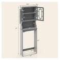 Killeryuki Wooden Over The Toilet Storage Home Bathroom Space