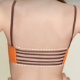 thumbnail image 6 of Lumistal Bras for Women No Underwire Contrast Color Thin Strap Bra Front Cup Everyday T Shirt Bra Comfortable No Underwire Wireless Bra Bras for Women M, 6 of 7