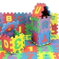 thumbnail image 1 of 36 Uds. Tapetes De Juego De Rompecabezas Con Números Y Letras, Tapete De Espuma Multicolor Para Construcción De Bloques, Rompecabezas Y Tapete Para Piso, 1 of 4