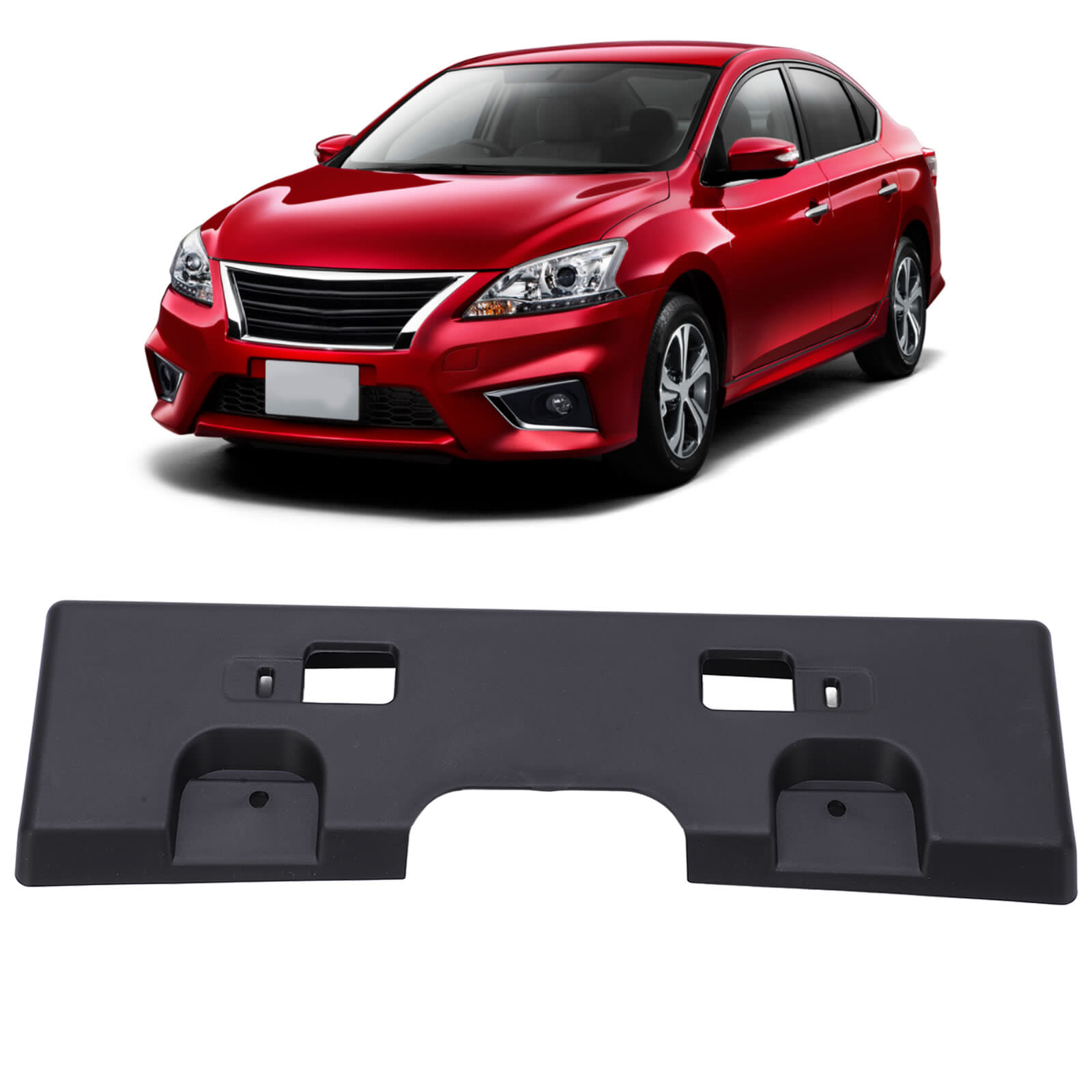 thumbnail image 1 of 847227091233 License Plate Frame License Plate Bracket Holder Replacement Compatible For Sentra 2007-2012, 1 of 9