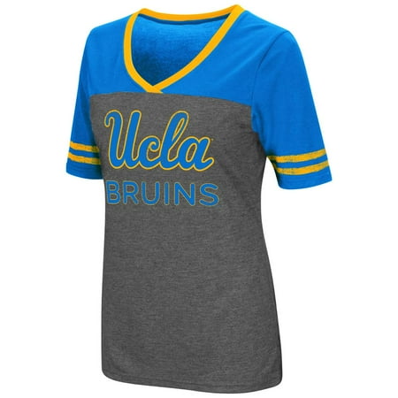 Ucla Bruins Ncaa Pattern - Ladies Colosseum Mctwist UCLA Bruins Jersey T Shirt