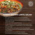 thumbnail image 3 of Pride Of India Whole Brown Lentils (Masoor Dal), 3 lbs Jar, Natural, Gluten-Free & Vegan, 3 of 8