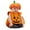 #07 Orange, variant on Gelikeya Halloween Baby Clothes for Boys Long Sleeve Rompers Pants Hat 3 Piece Pumpkin Outfits Pajama Sets (#08 Black, 12-18 Months)