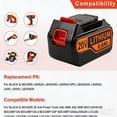 thumbnail image 5 of 2Pack 20V Lb2x4020 For Black & Decker 20V Lithium Battery Lbxr20 Lbd2020S High Capacity, 5 of 9