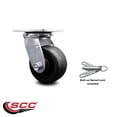 thumbnail image 2 of 4 Inch Glass Filled Nylon Swivel Caster with Ball Bearing and Swivel Lock SCC, 2 of 2