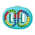 thumbnail image 4 of 2xCreative Bean Cubes Toys Rompecabezas 3D Para Adultos Descompresión Azul Sunnimix cubos mágicos juguetes, 4 of 8