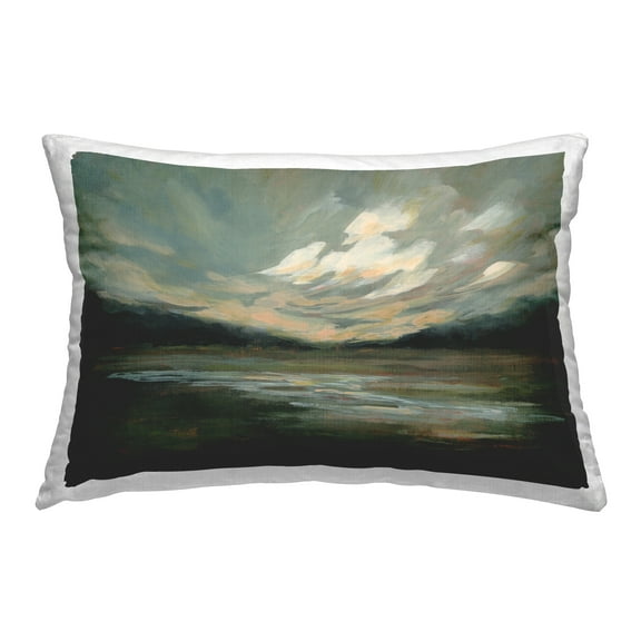 Stupell Industries Billowing Clouds Landscape Decorative Printed Throw Pillow Design by Haley Knighten.