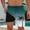 Navy, variant on Mens Hawaiian Swim Trunks Beach Shorts Quick Dry Gradient Boardshorts with Liner Drawstring Swimwear Bathing Suits with Pockets Navy S