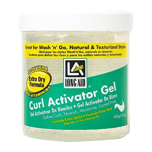 Long Aid Curl Activator Gel for Natural & Texturized Styles, 15 oz