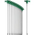 thumbnail image 1 of 16x Steel Tent Pegs - Durable Long Pegs With Plastic Frame Compatible Camping, 1 of 5