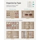thumbnail image 3 of SONGMICS Joyero con Tapa de Vidrio, Organizador de Joyas de 6 Capas, 5 Cajones, para Gafas de Sol, Joyas Grandes, Almacenamiento de Joyas, Estilo Moderno, Color Blanco Nube y Dorado UJBC171W01, 3 of 5