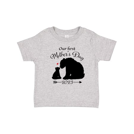 

Inktastic Our First Mother s Day 2023 Bears - Bear Silhouette Gift Baby Boy or Baby Girl T-Shirt